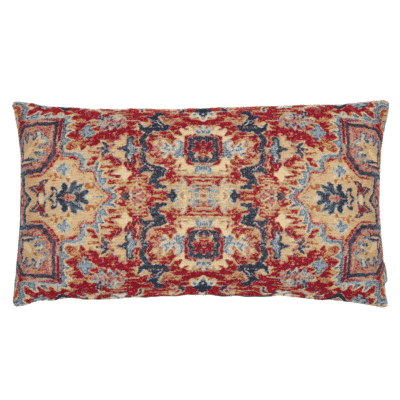 Ancient Aztec Tile Woven Cushion - 30x55cm (12"x22")