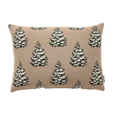 Snowy Trees Woven Cushion - 30x42cm (12"x17")