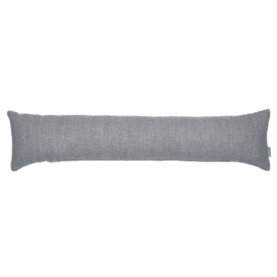 Blue Herringbone Woven Draught Excluder - 20x90cm (8"x35")