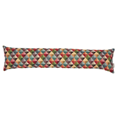 Geometric Diamonds Woven Draught Excluder - 20x90cm (8"x35")