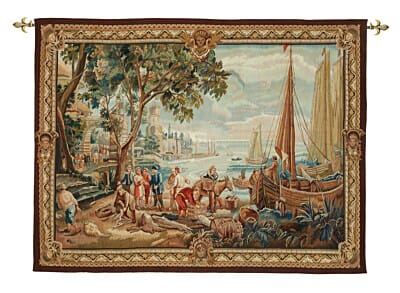 Return of the Fisherman Handwoven Tapestry - 157 x 211 cm (5'2" x 6'11") - Requires Rod Size 5