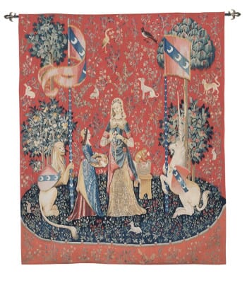 L'Odorat (The Sense of Smell) Tapestry - 183 x 146 cm (6'0" x 4'10") - Requires Rod Size 4