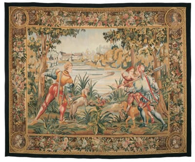 La Chasse en Foret Handwoven Tapestry - 124 x 168 cm (4'1" x 5'6") - Requires Rod Size 4 - Last Piece Remaining