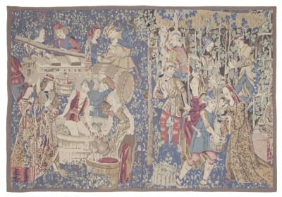 The Wine Harvest Tapestry - 137 x 200 cm (4'6" x 6'6") - Requires Rod Size 5