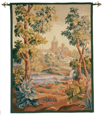 Le Chatelet Handwoven Tapestry - 125 x 95 cm (4'1" x 3'1") - Requires Rod Size 2