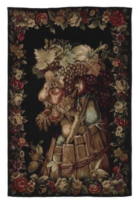 Wooded Vines Handwoven Tapestry - 138 x 89 cm (4'5" x 2'9") - Requires Rod Size 2