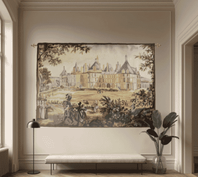 Chambord Castle Handwoven Tapestry - 190 x 245 cm (6'3" x 8'0") - Requires Rod Size 6 - Last Piece Remaining!