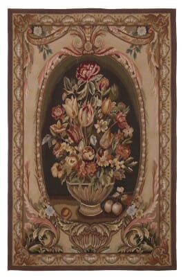 Bay Floral Handwoven Tapestry - 210 x 135 cm (6'9" x 4'4") - Requires Rod Size 4