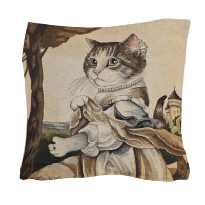 Margaret Tapestry Cushion with Feather Filler - 46x46cm (18"x18") - Last Two Pieces Remaining!