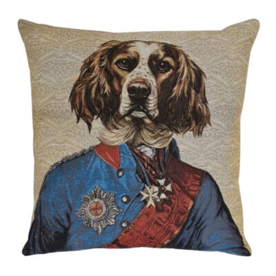 Inspector Harlow Tapestry Cushion with Feather Filler - 46x46cm (18"x18") - Last Piece Remaining!