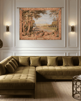 Les Jardins Versailles Tapestry - 2 Sizes Available