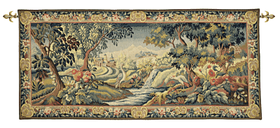 Au Bord de la Rivière Loom Woven Tapestry - 70 x 153 cm (2'4" x 5'0") - Requires Rod Size 4 - Last Piece Remaining!