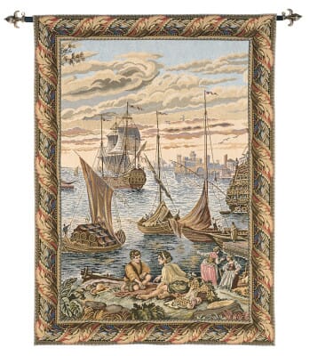 The Port Loom Woven Tapestry - 115 x 82 cm (3'9" x 2'8") - Requires Rod Size 2