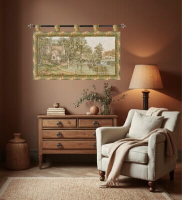 The Haywain Loom Woven Tapestry - (With Loops) 70 x 110 cm (2'4" x 3'7") - Requires Rod Size 3