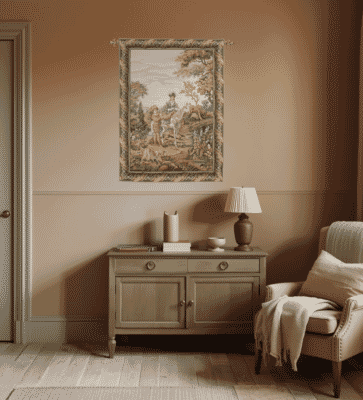 White Lady Loom Woven Tapestry - 3 Sizes Available - SAVE 50%