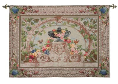 Grand Beauvais Vase Loom Woven Tapestry - 144 x 214 cm (4'9" x 7'0") - Requires Rod Size 5