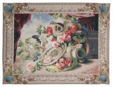 Beauvais Still-Life Loom Woven Tapestry - 2 Sizes Available