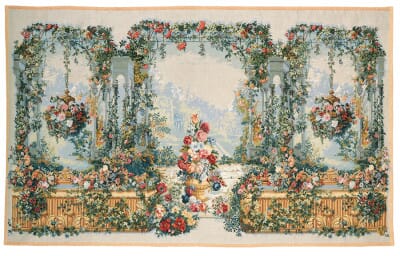 Panoramic Gardens Loom Woven Tapestry - 180 x 280 cm (5'11" x 9'2") - Requires Rod Size 6