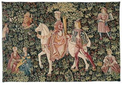 Noble Amazone Loom Woven Tapestry - 92 x 140 cm (3'0" x 4'7") - Requires Rod Size 4 - Last Piece Remaining!