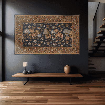 March to the Castle Loom Woven Tapestry - 190 x 320 cm (6'3" x 10'6") - Requires Concealed Wooden Batten - Last Piece Remaining!