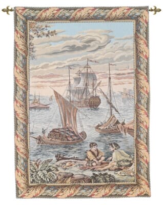 Venetian Port Loom Woven Tapestry - 78 x 53 cm (2'7" x 1'9") - Requires Rod Size 1 - Last Piece Remaining!