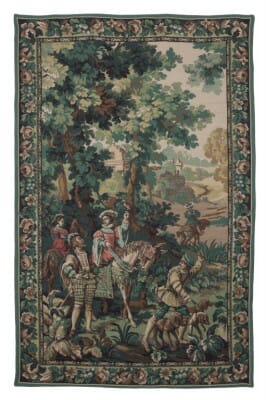Emperor Maximilian Hawking Left Tapestry - 172 x 122 cm (5'8" x 4'0") - Requires Rod Size 4 - Last Piece Remaining!