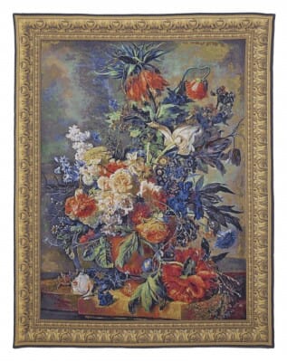 Bouquet Dore Loom Woven Tapestry - 142 x 112 cm (4'8" x 3'8") - Requires Rod Size 3 - Last Piece Remaining