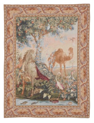 The Draped Horse Loom Woven Tapestry - 84 x 64 cm (2'4" x 2'1") - Requires Rod Size 2 - Last Piece Remaining!