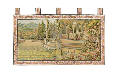 The Terrace Loom Woven Tapestry - (With Loops) 68 x 110 cm (2′3" × 3′7") - Requires Rod Size 3