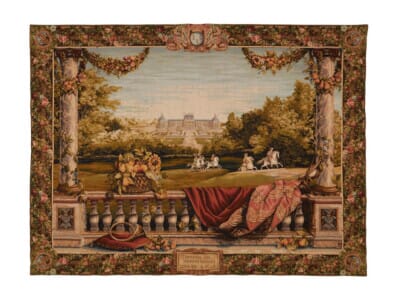 Terrasse au Chateau Loom Woven Tapestry - 2 Sizes Available