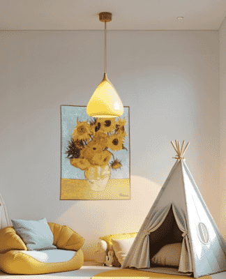 Van Gogh Sunflowers Loom Woven Tapestry - 65 x 50 cm (2'2" x 1'8") - Requires Rod Size 1