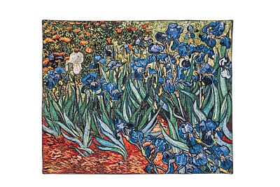 Van Gogh Irises Loom Woven Tapestry - 65 x 88 cm (2′2" × 2′11") - Requires Rod Size 2