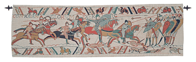 William the Conqueror Norman Conquest Loom Woven Tapestry - 66 x 211 cm (2'2" × 6'11") - Requires Rod Size 5 - Last Piece Remaining!