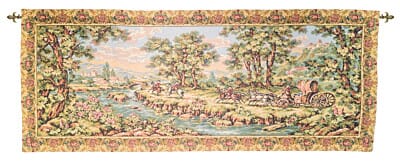 Country Coach and Four Loom Woven Tapestry - 62 x 153 cm (2'0" x 5'0") - Requires Rod Size 4 - Last Piece Remaining!