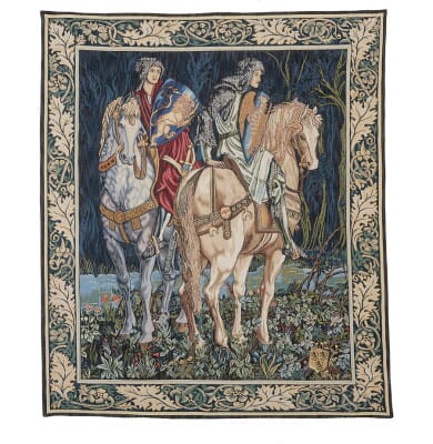 Knights of Camelot Loom Woven Tapestry - 2 Sizes Available