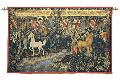 The Knights of the Round Table Loom Woven Tapestry - 128 x 200 cm (4'3" x 6'7") - Requires Rod Size 5 - Last Piece Remaining!