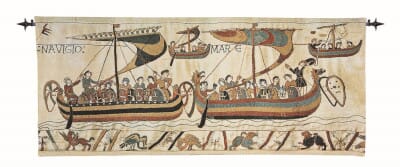 Bayeux - Norman Fleet Loom Woven Tapestry - 3 Sizes Available