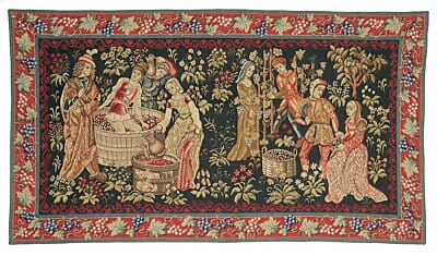 In the Vineyard Loom Woven Tapestry - 60 x 106 cm (2'0" x 3'6") - Requires Rod Size 3