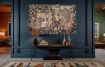 Les Vendanges Loom Woven Tapestry - 130 x 206 cm (4'3" x 6'9") - Requires Rod Size 5 - Last Piece Remaining!