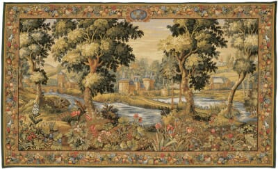 Verdure Chantilly Loom Woven Tapestry - 270 x 386 cm (8'11" x 12'8") - Requires Concealed Wooden Batten
