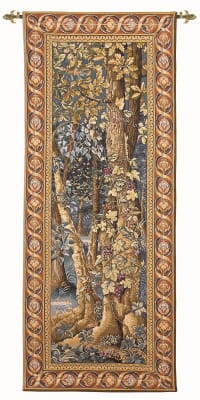 Wild Vine Portiere Loom Woven Tapestry - 170 x 66 cm (5'7" x 2'2") - Requires Rod Size 2
