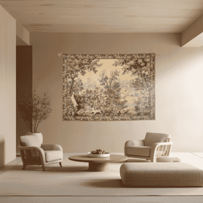 Spring and Summer Loom Woven Tapestry - 158 x 216 cm (5'2" x 7'1") - Requires Rod Size 5