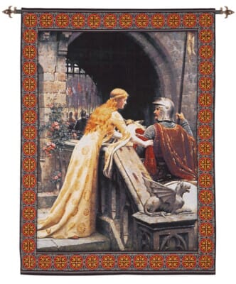 Bidding Adieu Loom Woven Tapestry - 140 x 100 cm (4'7" x 3'3") - Requires Rod Size 3 - Last Piece Remaining!