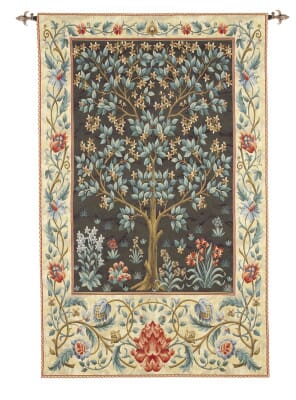 Tree of Life - Dark Loom Woven Tapestry - 3 Sizes Available
