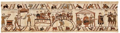Bayeux - Norman Feast Loom Woven Tapestry - 43 x 165 cm (1'5" x 5'5") - Requires Rod Size 4