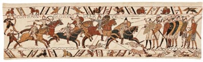 Bayeux - Battle of Hastings Loom Woven Tapestry - 2 Sizes Available