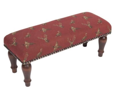 Highland Claret Narrow Stool