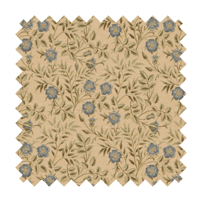 Pimpernel Blue Tapestry Fabric