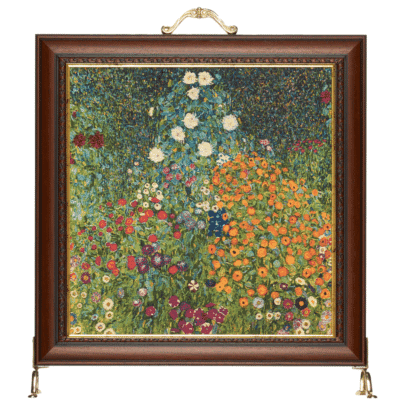 Klimt Flowers Tapestry Firescreen