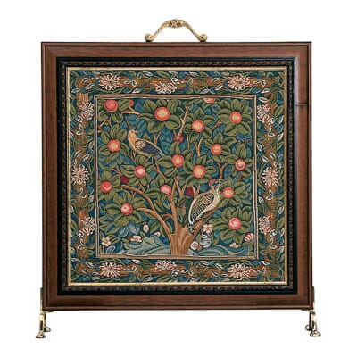 Woodpecker Tapestry Firescreen
